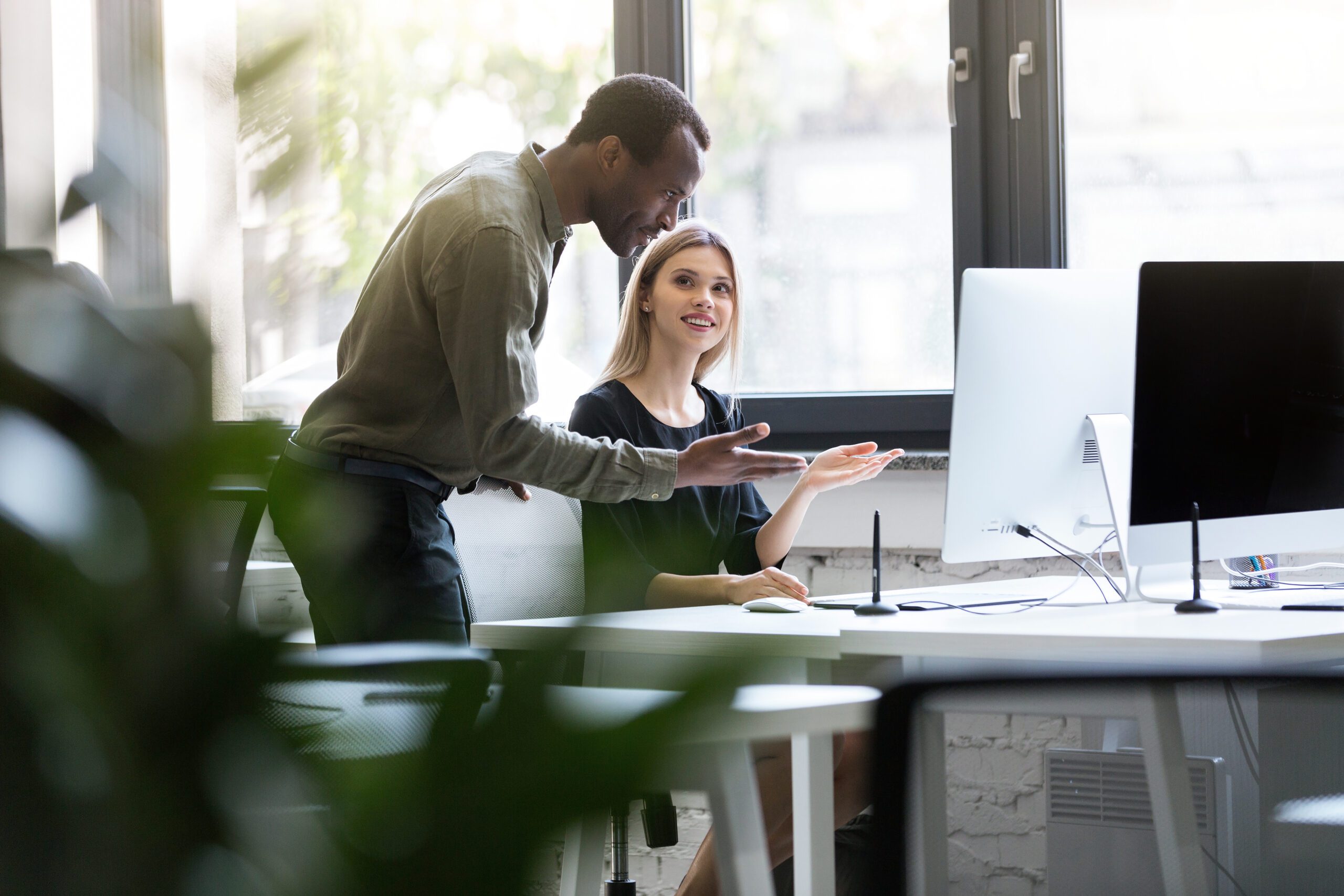 Two Employees Program Guide on Employee Assistance Program by Disability Co